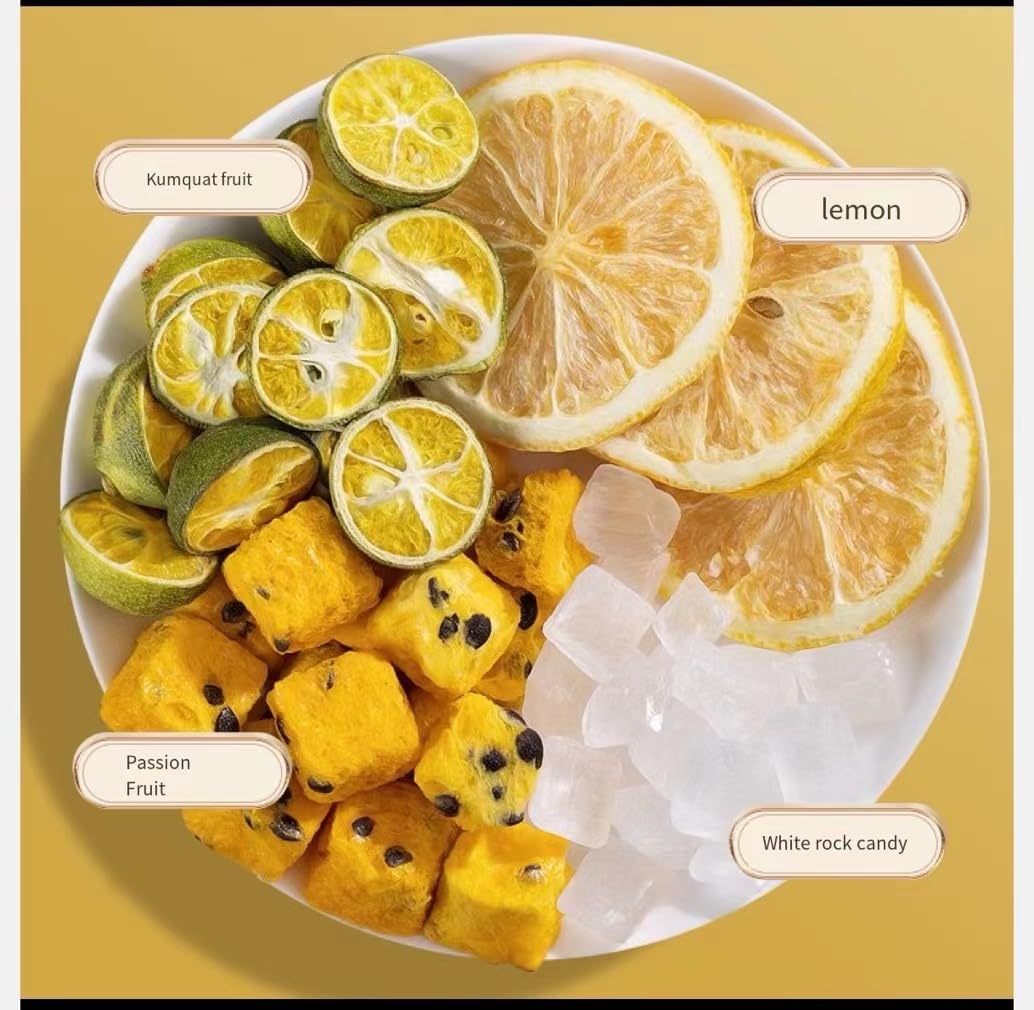 Amazon.com : GUOSETIANX Kumquat Lemon Passion Fruit Tea 250g Honey